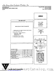 2N5641 datasheet pdf New Jersey Semiconductor