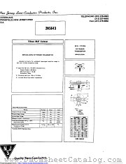 2N5643 datasheet pdf New Jersey Semiconductor