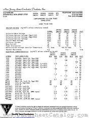 2N5954 datasheet pdf New Jersey Semiconductor