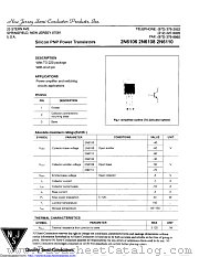 2N6106 datasheet pdf New Jersey Semiconductor