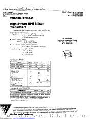 2N6341G datasheet pdf New Jersey Semiconductor