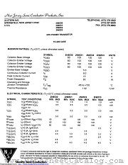 2N6531 datasheet pdf New Jersey Semiconductor