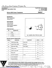 2N6537 datasheet pdf New Jersey Semiconductor