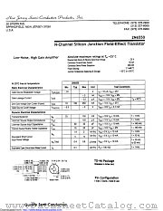 2N6550 datasheet pdf New Jersey Semiconductor
