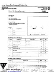 2N6687 datasheet pdf New Jersey Semiconductor
