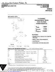 2N6845 datasheet pdf New Jersey Semiconductor