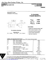 2N6849 datasheet pdf New Jersey Semiconductor