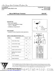 2SA1007 datasheet pdf New Jersey Semiconductor