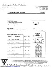2SA1050 datasheet pdf New Jersey Semiconductor