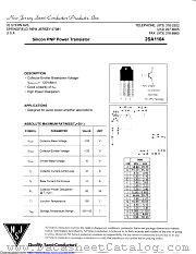 2SA1104 datasheet pdf New Jersey Semiconductor