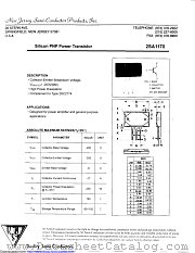2SA1170 datasheet pdf New Jersey Semiconductor