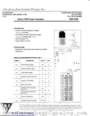 2SA1185 datasheet pdf New Jersey Semiconductor