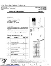 2SA1292 datasheet pdf New Jersey Semiconductor