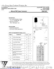 2SA1327 datasheet pdf New Jersey Semiconductor