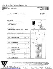 2SA2140 datasheet pdf New Jersey Semiconductor