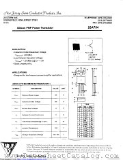 2SA754 datasheet pdf New Jersey Semiconductor
