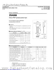 2SA886 datasheet pdf New Jersey Semiconductor