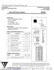 2SA940 datasheet pdf New Jersey Semiconductor