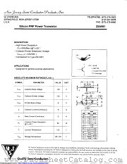 2SA981 datasheet pdf New Jersey Semiconductor