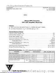2SC313 datasheet pdf New Jersey Semiconductor