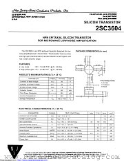2SC3604 datasheet pdf New Jersey Semiconductor