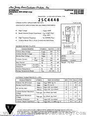 2SC4448 datasheet pdf New Jersey Semiconductor