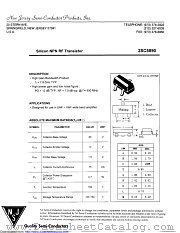 2SC5890 datasheet pdf New Jersey Semiconductor