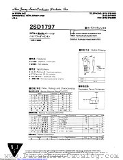 2SD1797 datasheet pdf New Jersey Semiconductor