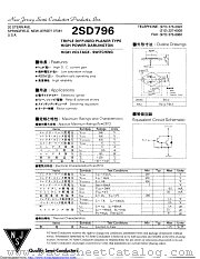 2SD796 datasheet pdf New Jersey Semiconductor