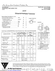 40347 datasheet pdf New Jersey Semiconductor
