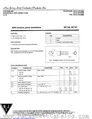 BC140-10 datasheet pdf New Jersey Semiconductor