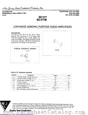 BC177VI datasheet pdf New Jersey Semiconductor