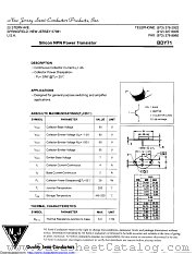 BDY71 datasheet pdf New Jersey Semiconductor