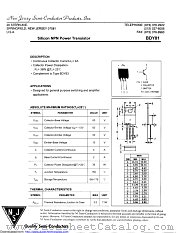 BDY81 datasheet pdf New Jersey Semiconductor