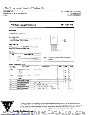 BF470 datasheet pdf New Jersey Semiconductor