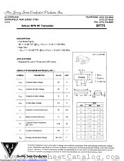 BF775 datasheet pdf New Jersey Semiconductor