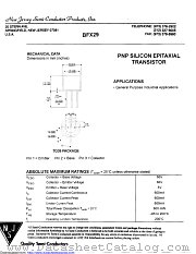 BFX29 datasheet pdf New Jersey Semiconductor
