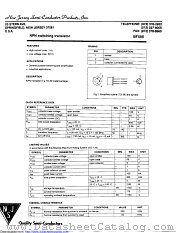 BFX85 datasheet pdf New Jersey Semiconductor