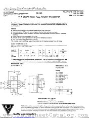 BLV36 datasheet pdf New Jersey Semiconductor