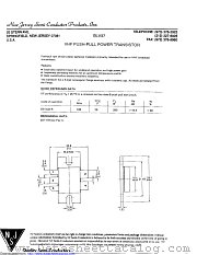 BLV37 datasheet pdf New Jersey Semiconductor