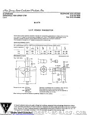 BLW79 datasheet pdf New Jersey Semiconductor