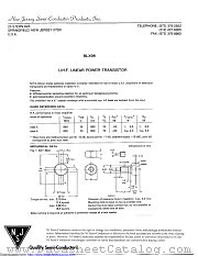 BLX98 datasheet pdf New Jersey Semiconductor