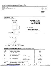 BSS76 datasheet pdf New Jersey Semiconductor