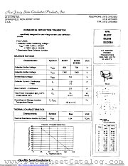 BU207A datasheet pdf New Jersey Semiconductor