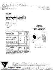 BUV26 datasheet pdf New Jersey Semiconductor
