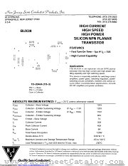 BUX39 datasheet pdf New Jersey Semiconductor