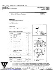 BUX47A datasheet pdf New Jersey Semiconductor