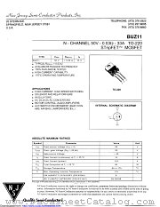BUZ11 datasheet pdf New Jersey Semiconductor