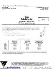 C137C datasheet pdf New Jersey Semiconductor
