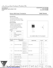 D44C3 datasheet pdf New Jersey Semiconductor